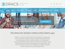 Tablet Screenshot of dracsgroup.com